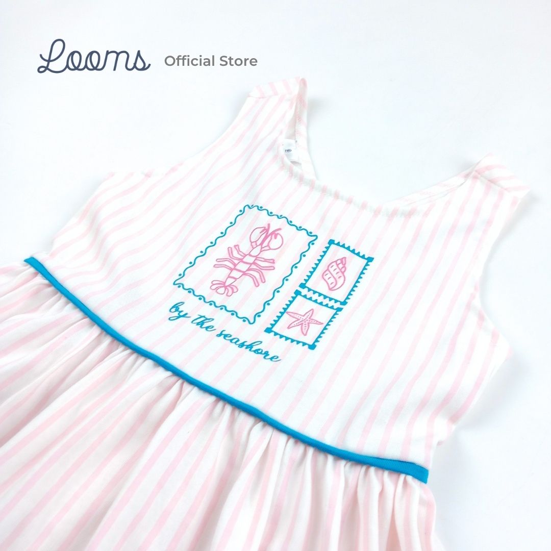 SEASHELLS DRESS FOR TODDLERS (1-3 YRS)