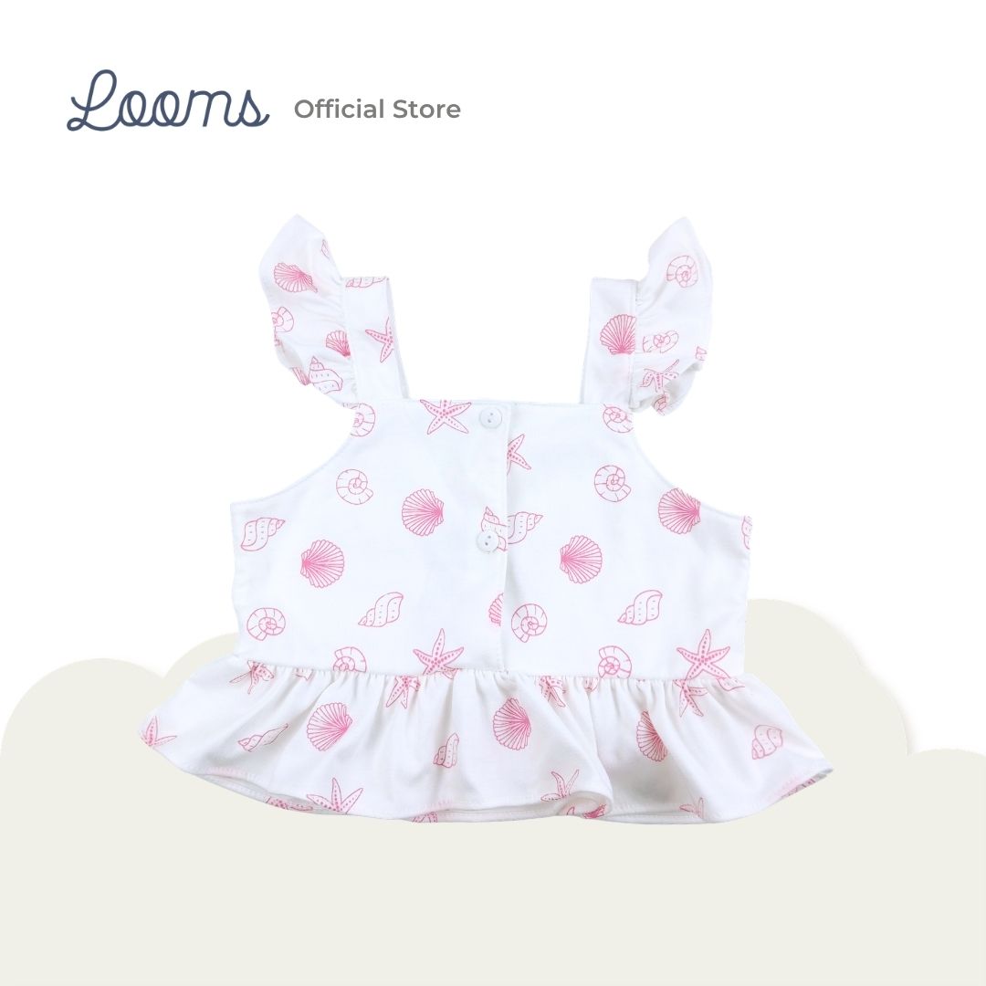 SEASHELLS COORDS TERNO SET FOR TODDLERS (1-3 YRS)