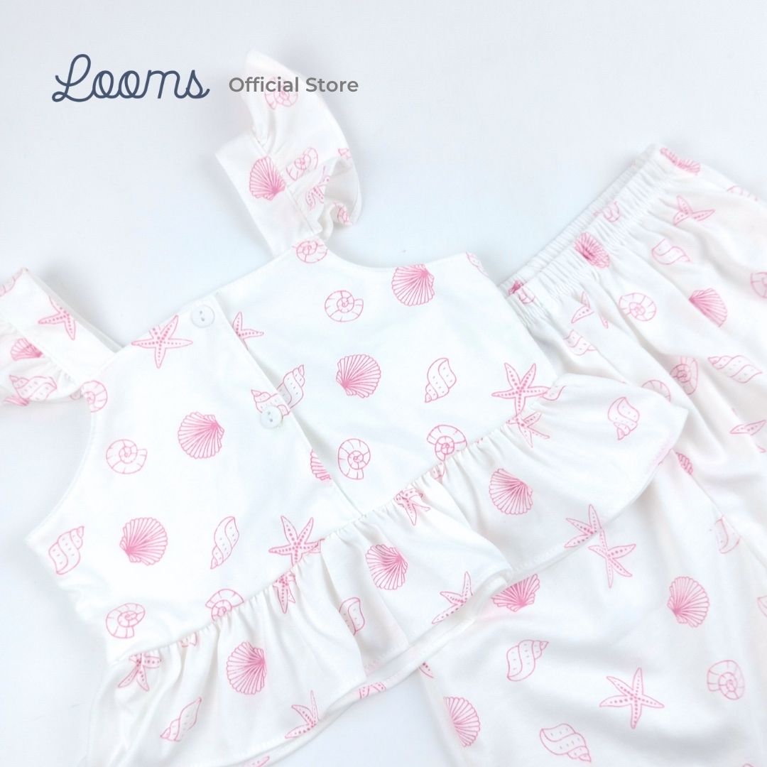 SEASHELLS COORDS TERNO SET FOR TODDLERS (1-3 YRS)