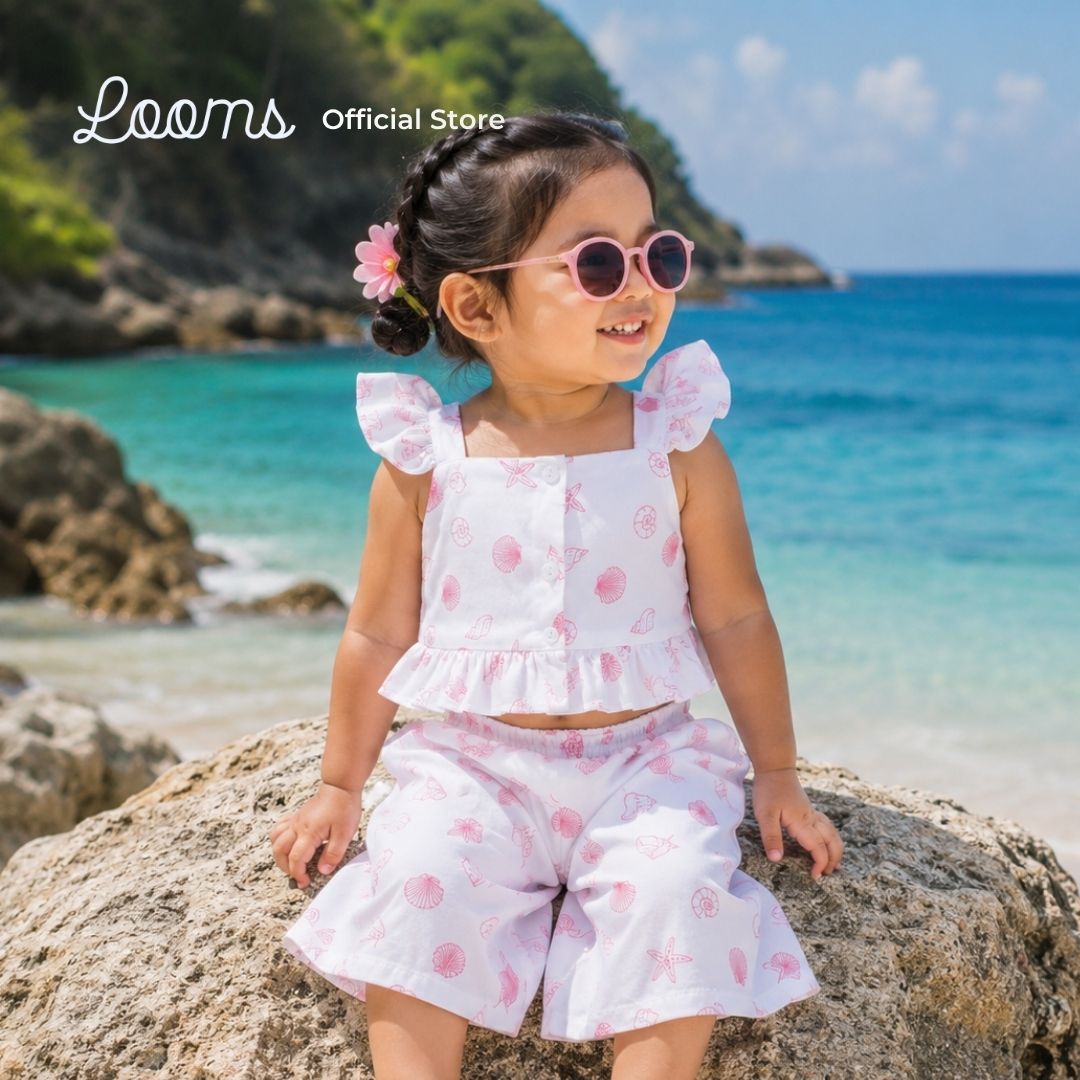 SEASHELLS COORDS TERNO SET FOR TODDLERS (1-3 YRS)