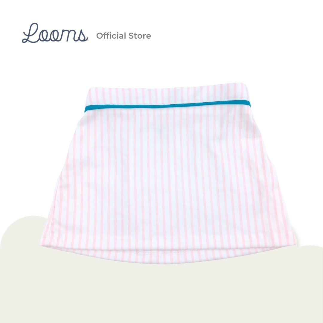SEASHELLS SLEEVELESS TOP AND SKIRT TERNO SET FOR TODDLERS (1-3 YRS)
