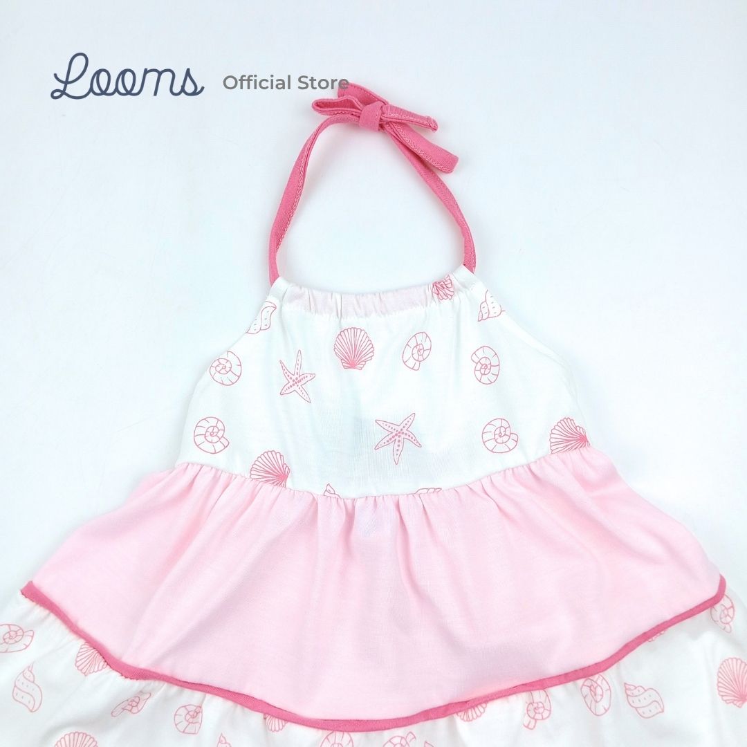 SEASHELLS BOHEMIAN DRESS FOR TODDLERS (1-3 YRS)