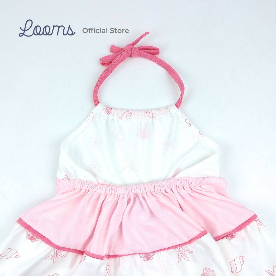 SEASHELLS BOHEMIAN DRESS FOR TODDLERS (1-3 YRS)