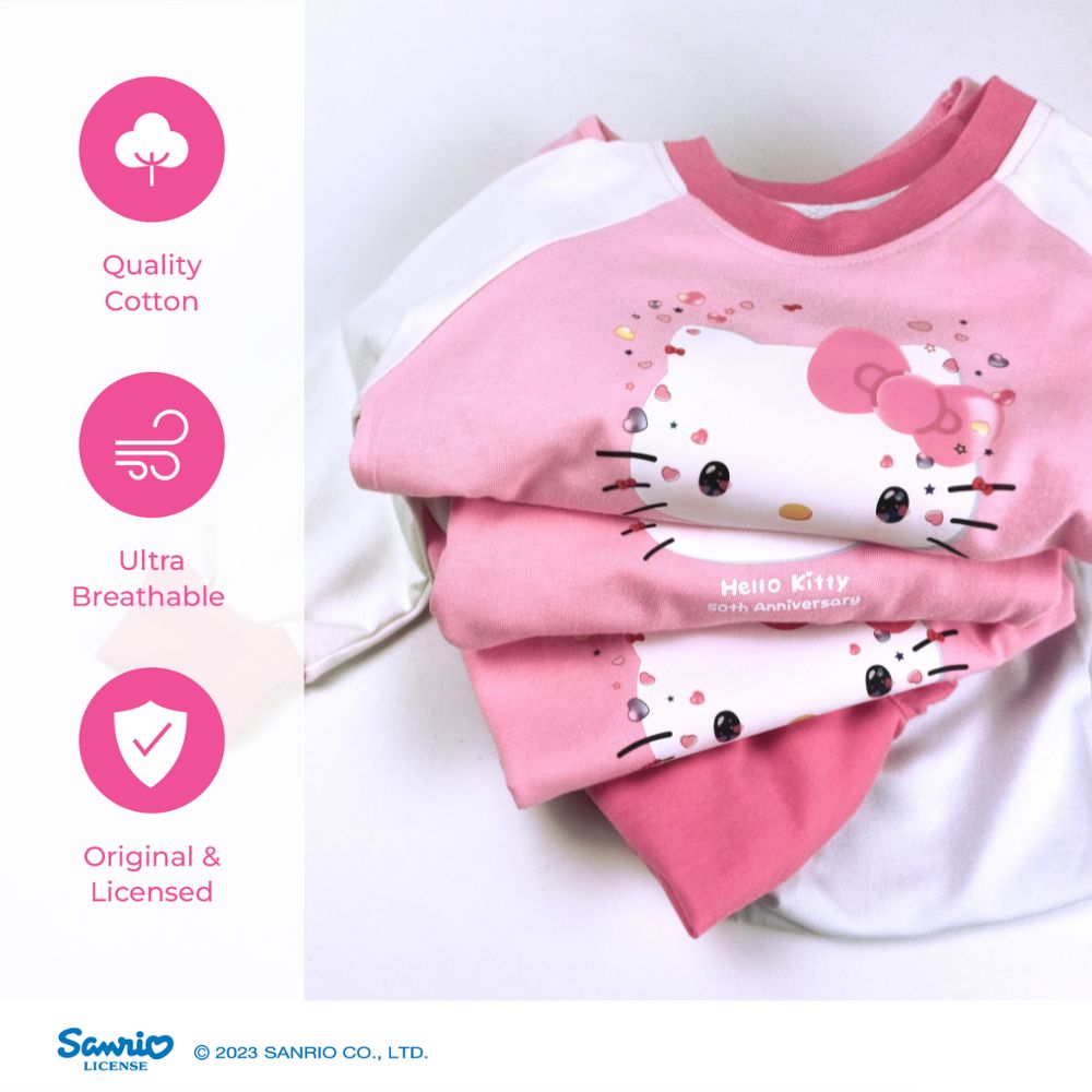 HELLO KITTY FUTURE IN OUR EYES SWEATER FOR INFANTS 3-12 MONTHS