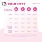 HELLO KITTY HEART DRESS AND PANTY SET FOR INFANTS 3-12 MONTHS