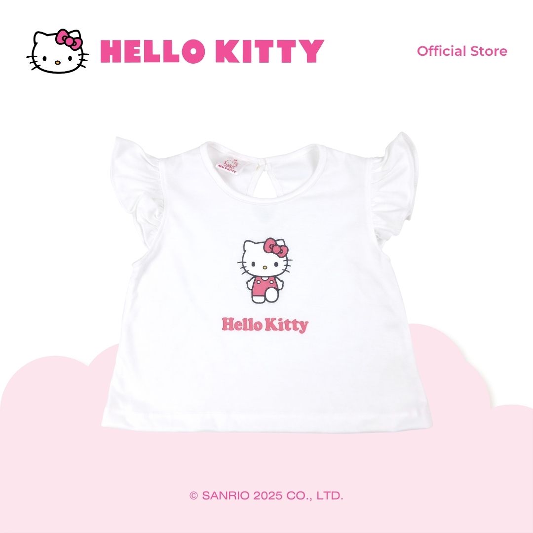 HELLO KITTY BLUSH ROMPER SET FOR INFANTS 3-12 MONTHS