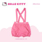 HELLO KITTY BLUSH ROMPER SET FOR INFANTS 3-12 MONTHS
