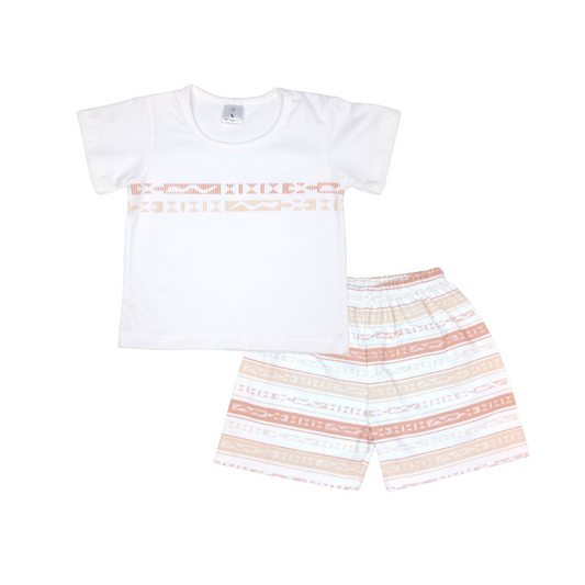 HABI SHIRT WITH SHORTS FOR INFANTS (3-12 MONTHS)