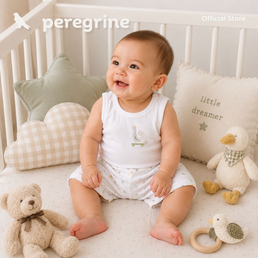 PEREGRINE SILLY GOOSE TANK TOP AND SHORTS SET FOR INFANTS (3-12 MONTHS)