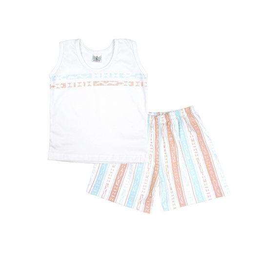 HABI SHIRT WITH SHORTS FOR INFANTS (3-12 MONTHS)