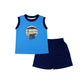 NIÑO NIÑA PINOY STREAT BOYS TANK TOP AND SHORTS SET FOR TODDLERS 1-4 YEARS OLD