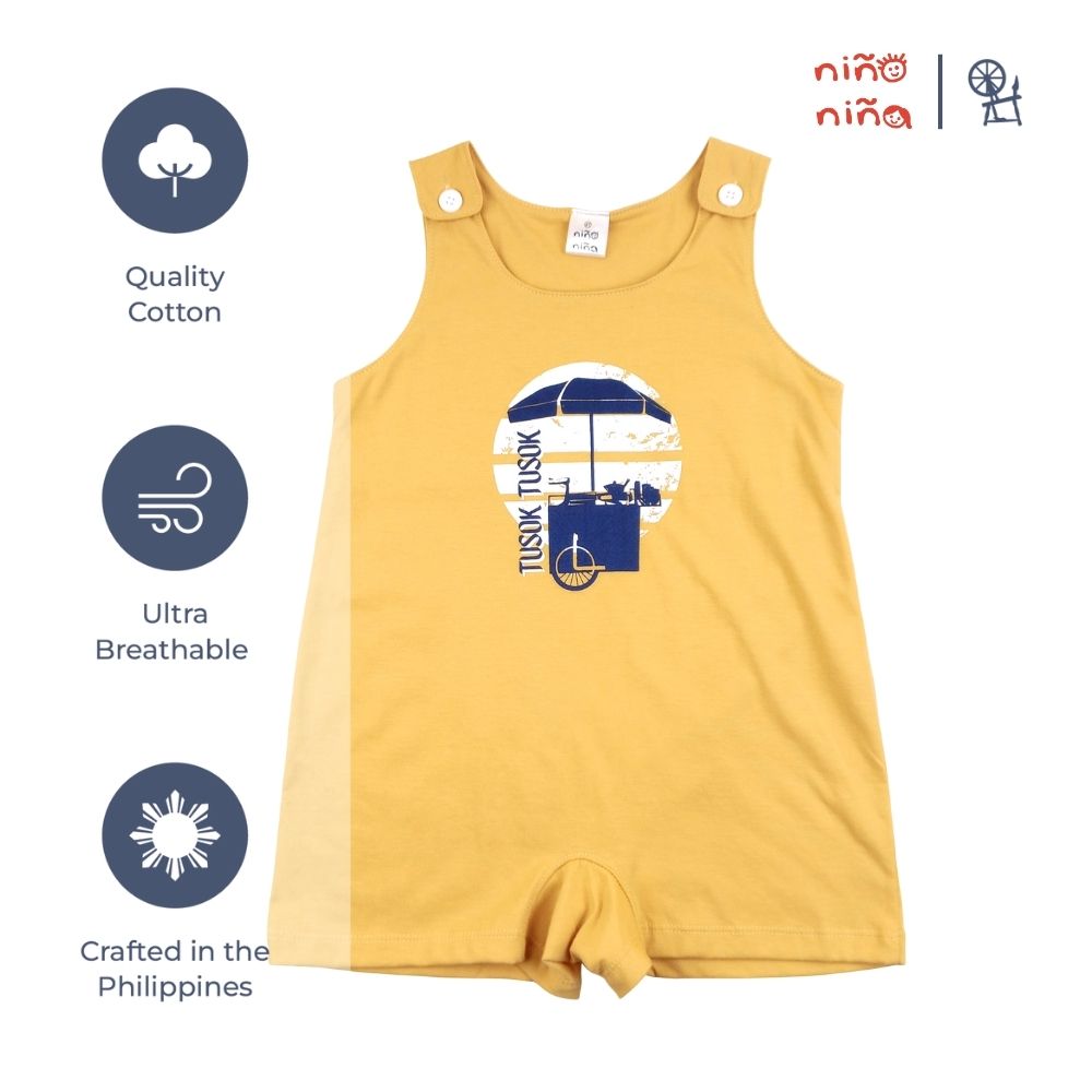 NIÑO NIÑA PINOY STREAT BOYS PLAYSUIT FOR TODDLERS 1-4 YEARS OLD