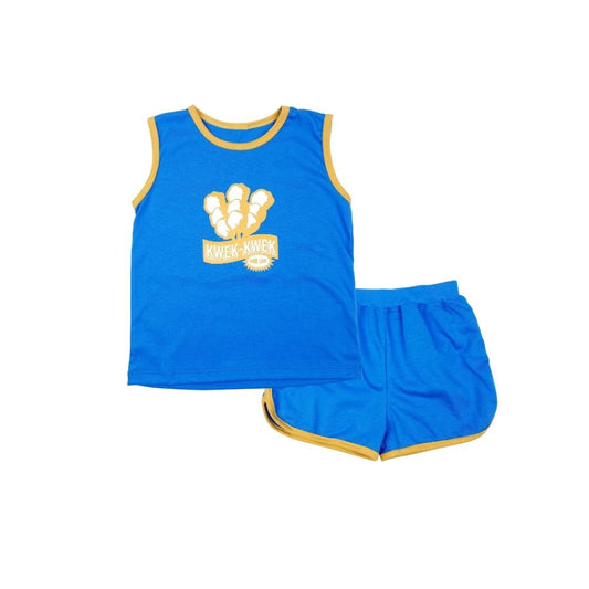 NIÑO NIÑA PINOY STREAT BOYS TANK TOP AND SHORTS SET FOR TODDLERS 1-4 YEARS OLD