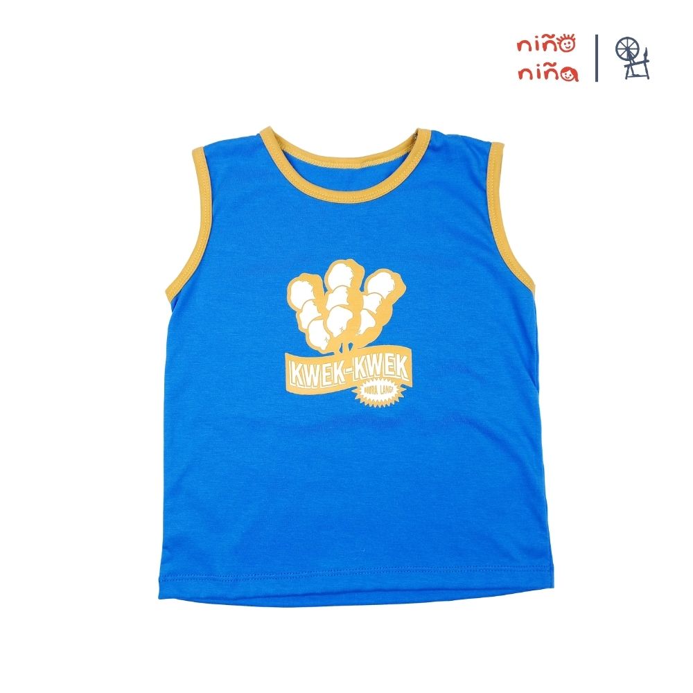 NIÑO NIÑA PINOY STREAT BOYS TANK TOP AND SHORTS SET FOR TODDLERS 1-4 YEARS OLD