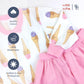 NIÑO NIÑA PINOY STREAT GIRLS SWEATER AND SKIRT FOR TODDLERS 1-4 YEARS OLD