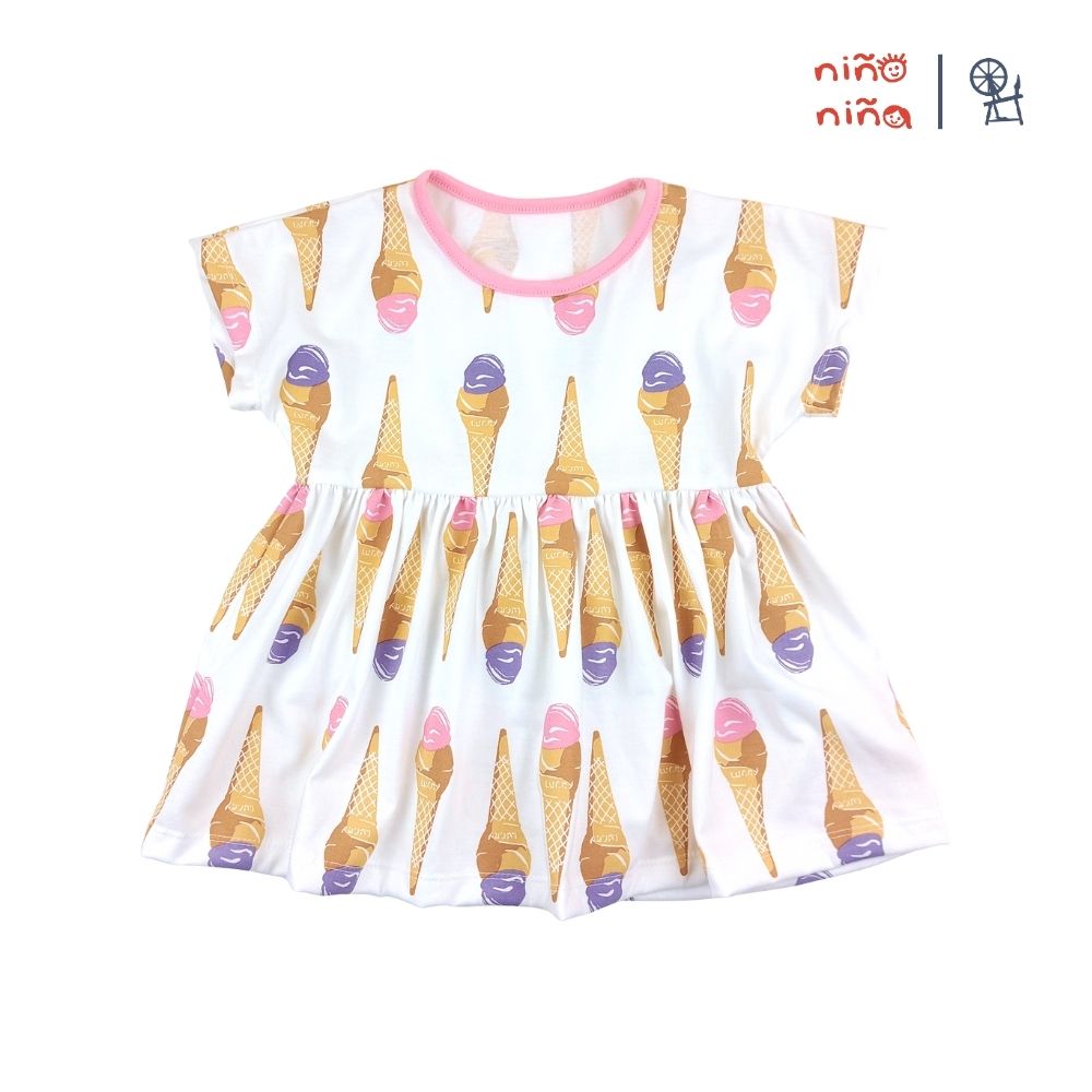 NIÑO NIÑA PINOY STREAT GIRLS DRESS WITH BLOOMERS SET FOR TODDLERS 1-4 YEARS OLD