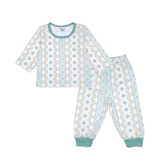 HABI LONGSLEEVED SHIRT AND PANTS WITH PUÑOS FOR INFANTS (3-12 MONTHS)