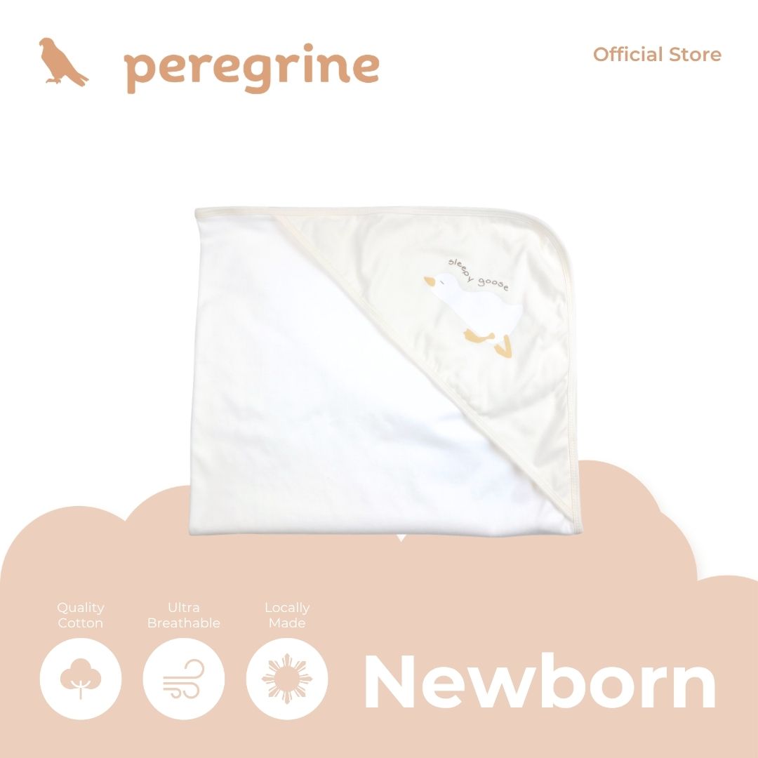 PEREGRINE SILLY GOOSE HOODED BLANKET FOR NEWBORN