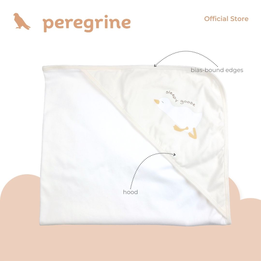 PEREGRINE SILLY GOOSE HOODED BLANKET FOR NEWBORN