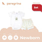 PEREGRINE CIRQUE BEBE ONESIE AND SHORTS SET FOR NEWBORN (0-6 MOS)