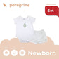 PEREGRINE SILLY GOOSE ONESIE AND SHORTS SET FOR NEWBORN (0-6 MOS)