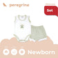 PEREGRINE CIRQUE BEBE SLEEVELESS ONESIE AND SHORTS SET FOR NEWBORN (0-6 MOS)