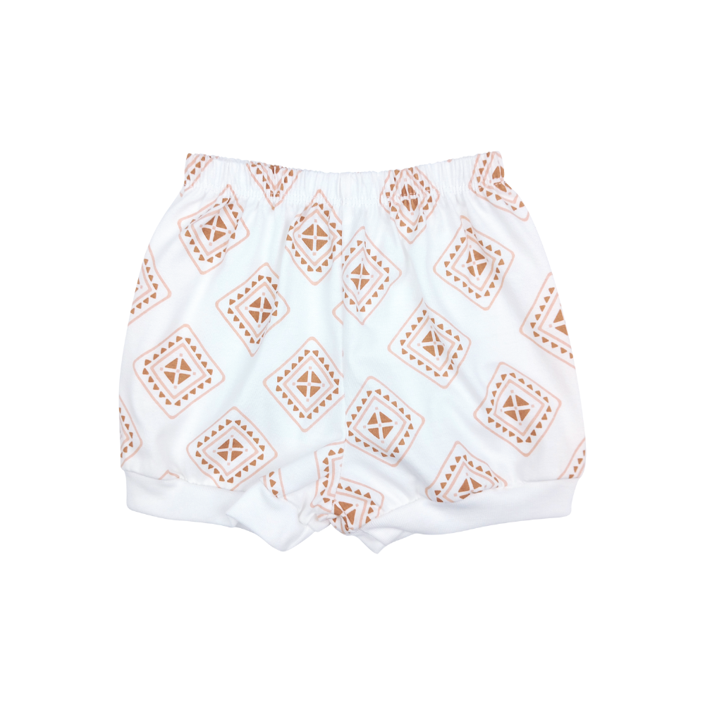 HABI BUTTONED DOWN SHIRT & SHORTS FOR NEWBORN (0-6 MONTHS)