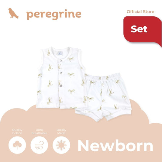 PEREGRINE CIRQUE BEBE SLEEVELESS SHIRT AND SHORTS SET FOR NEWBORN (0-6 MOS)