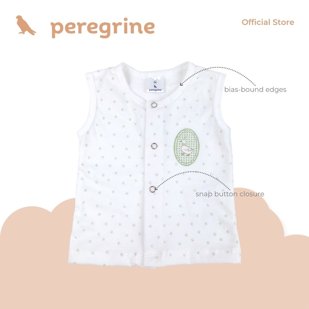 PEREGRINE SILLY GOOSE SLEEVELESS SHIRT AND SHORTS SET FOR NEWBORN (0-6 MOS)