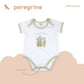 PEREGRINE CIRQUE BEBE ONESIE AND FOOTED PAJAMA SET FOR NEWBORN (0-6 MOS)