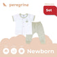 PEREGRINE CIRQUE BEBE SHIRT AND PAJAMA SET FOR NEWBORN (0-6 MOS)
