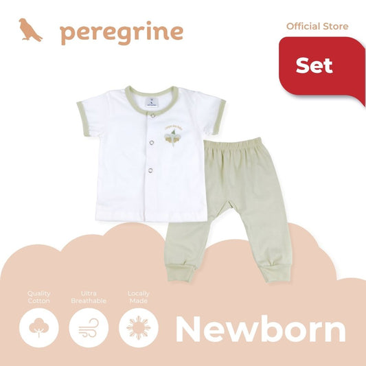 PEREGRINE CIRQUE BEBE SHIRT AND PAJAMA SET FOR NEWBORN (0-6 MOS)