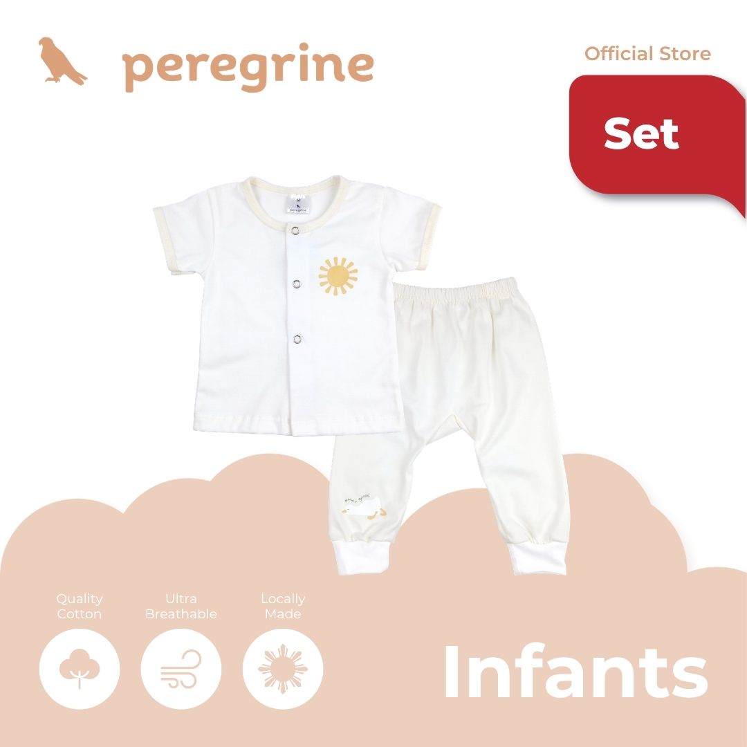 PEREGRINE SILLY GOOSE SHIRT AND PAJAMA SET FOR NEWBORN (0-6 MOS)