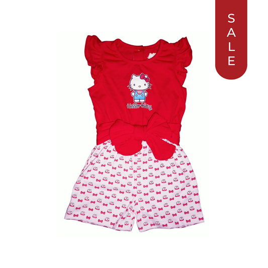 HELLO KITTY BEARHUG ROMPER FOR TODDLERS