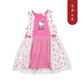 HELLO KITTY JAZZED SLEEVEDLESS DRESS FOR TODDLERS