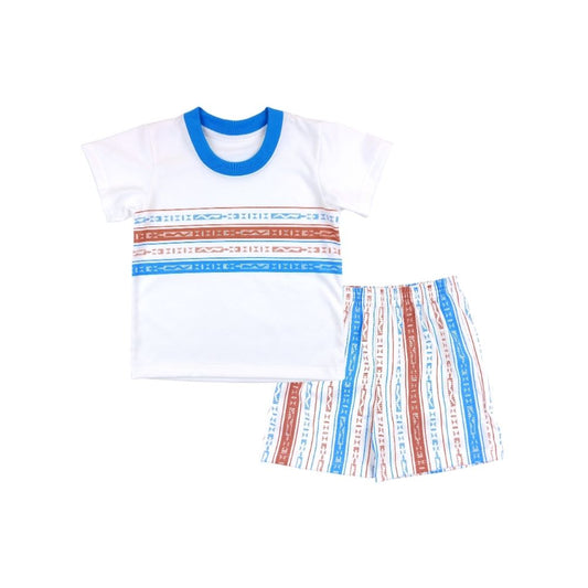 NIÑO NIÑA TAPISERYA BOYS T-SHIRT AND SHORTS TERNO FOR TODDLERS 1-4 YEARS OLD