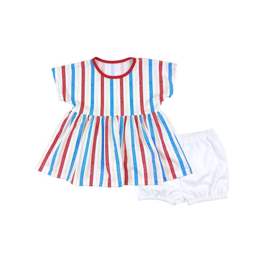 NIÑO NIÑA TAPISERYA DRESS WITH BLOOMER SHORTS FOR TODDLERS 1-4 YEARS OLD