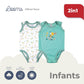 POND LIFE 2 IN 1 SLEEVELESS ONESIE SET FOR INFANTS (0-12 MOS)