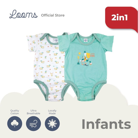 POND LIFE 2 IN 1 ONESIE SET FOR INFANTS (0-12 MOS)