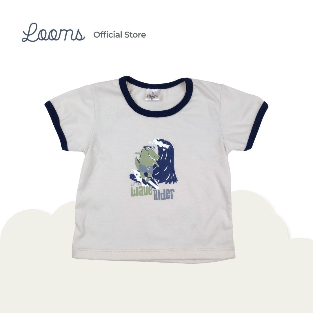OCEAN DRIVE T-SHIRT AND SHORTS WITH BIB BASIC SET FOR INFANT BOYS (3-12 MOS)
