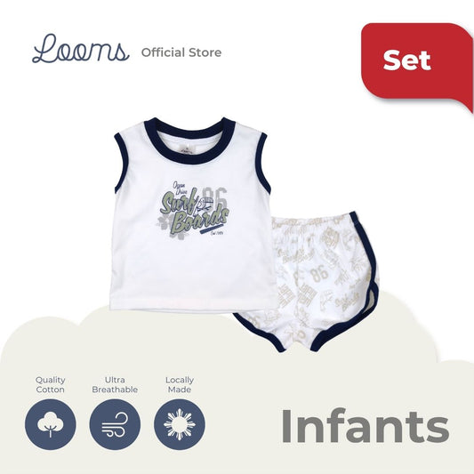 OCEAN DRIVE TANK TOP AND SHORTS BASIC SET FOR INFANT BOYS (3-12 MOS)