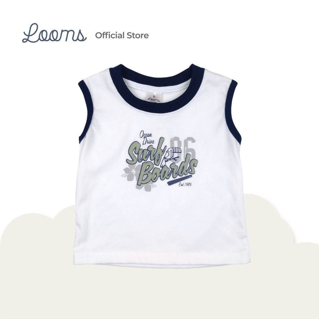 OCEAN DRIVE TANK TOP AND SHORTS BASIC SET FOR INFANT BOYS (3-12 MOS)