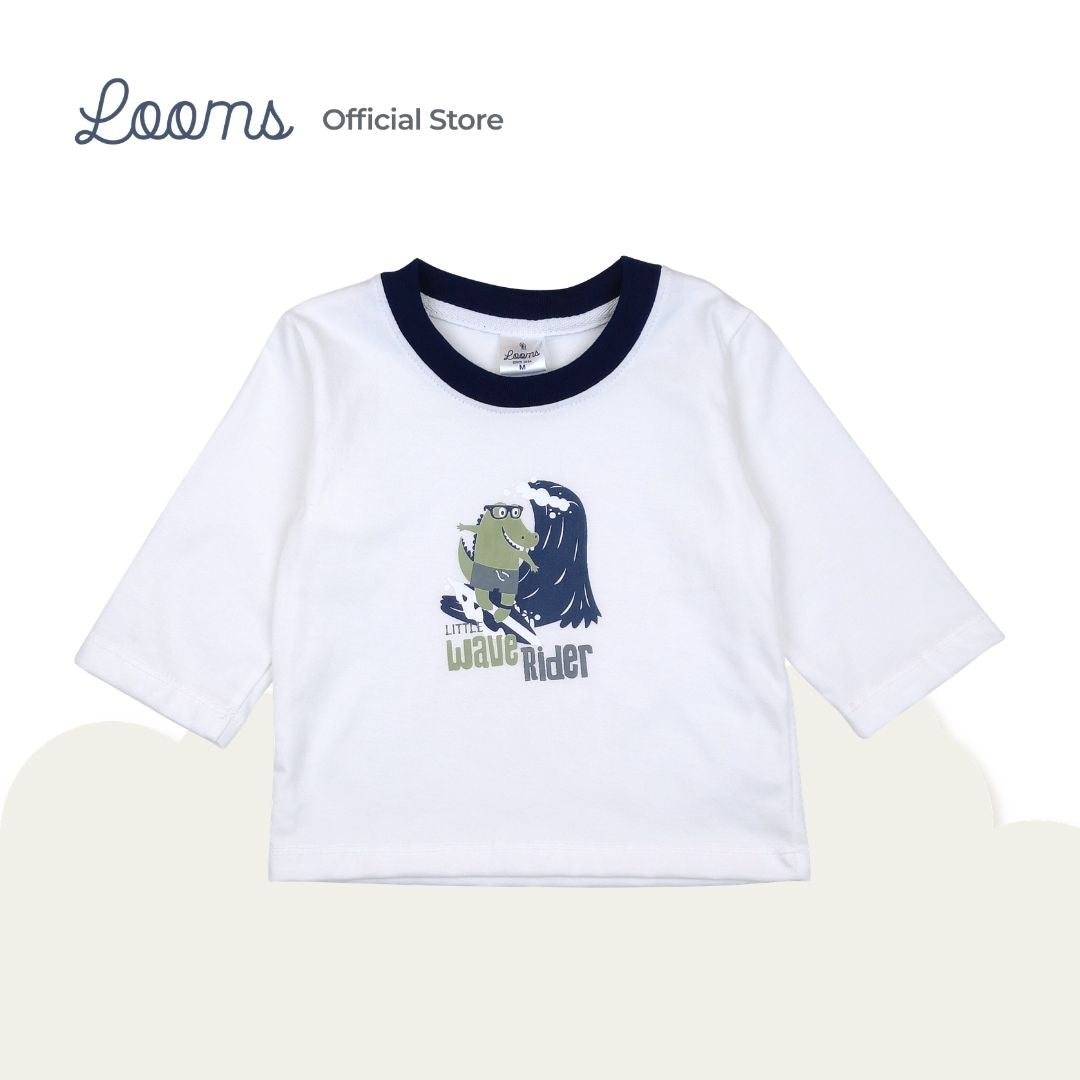OCEAN DRIVE LONG SLEEVED TOP AND PAJAMA BASIC SET FOR INFANT BOYS (3-12 MOS)