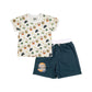 LARO TSHIRT AND SHORTS FOR TODDLERS (1-4 YRS OLD)