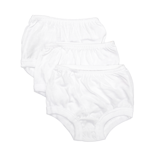 BASIC WHITE 3IN1 PANTY FOR NEWBORN