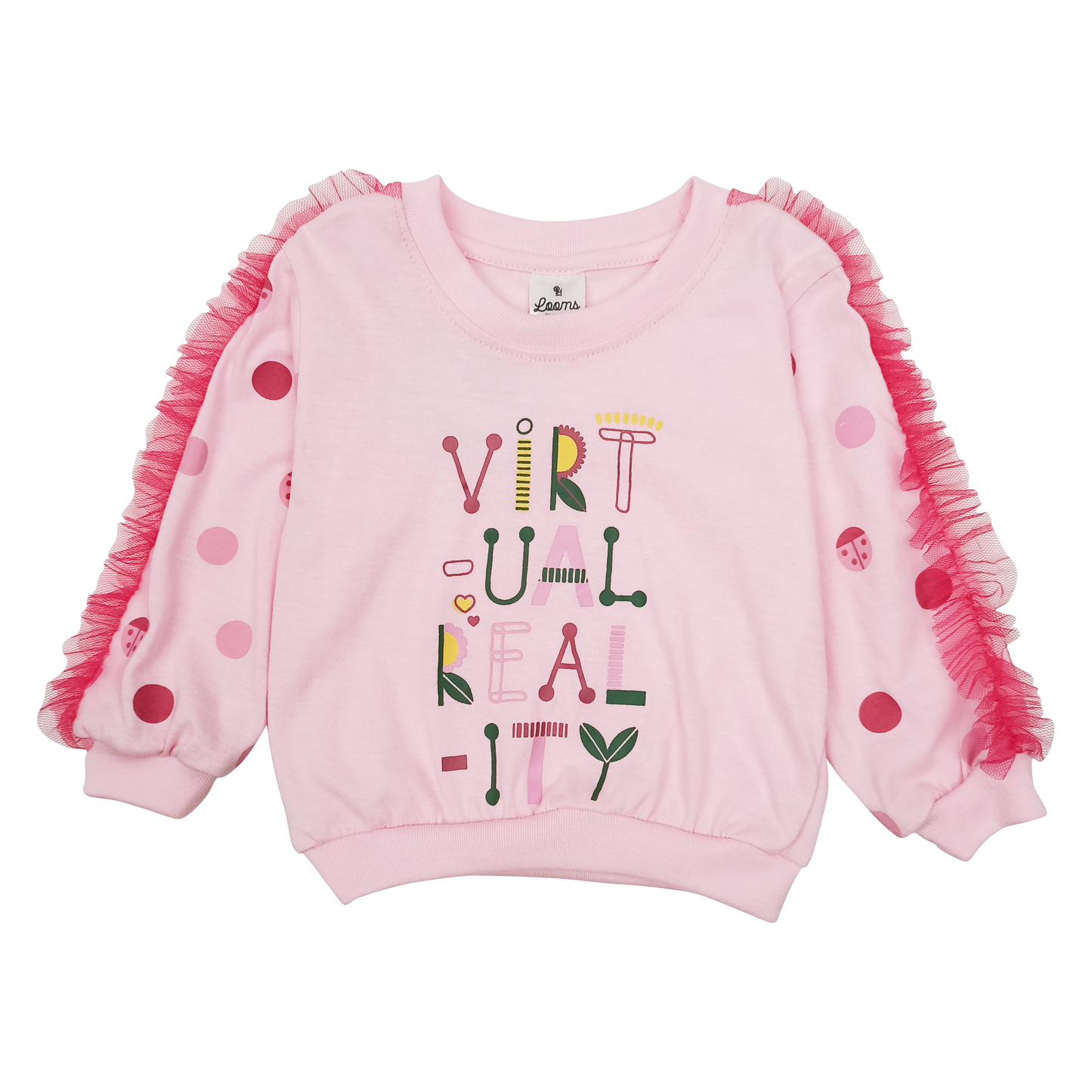 TECHNO FLORA SWEATER FOR INFANTS