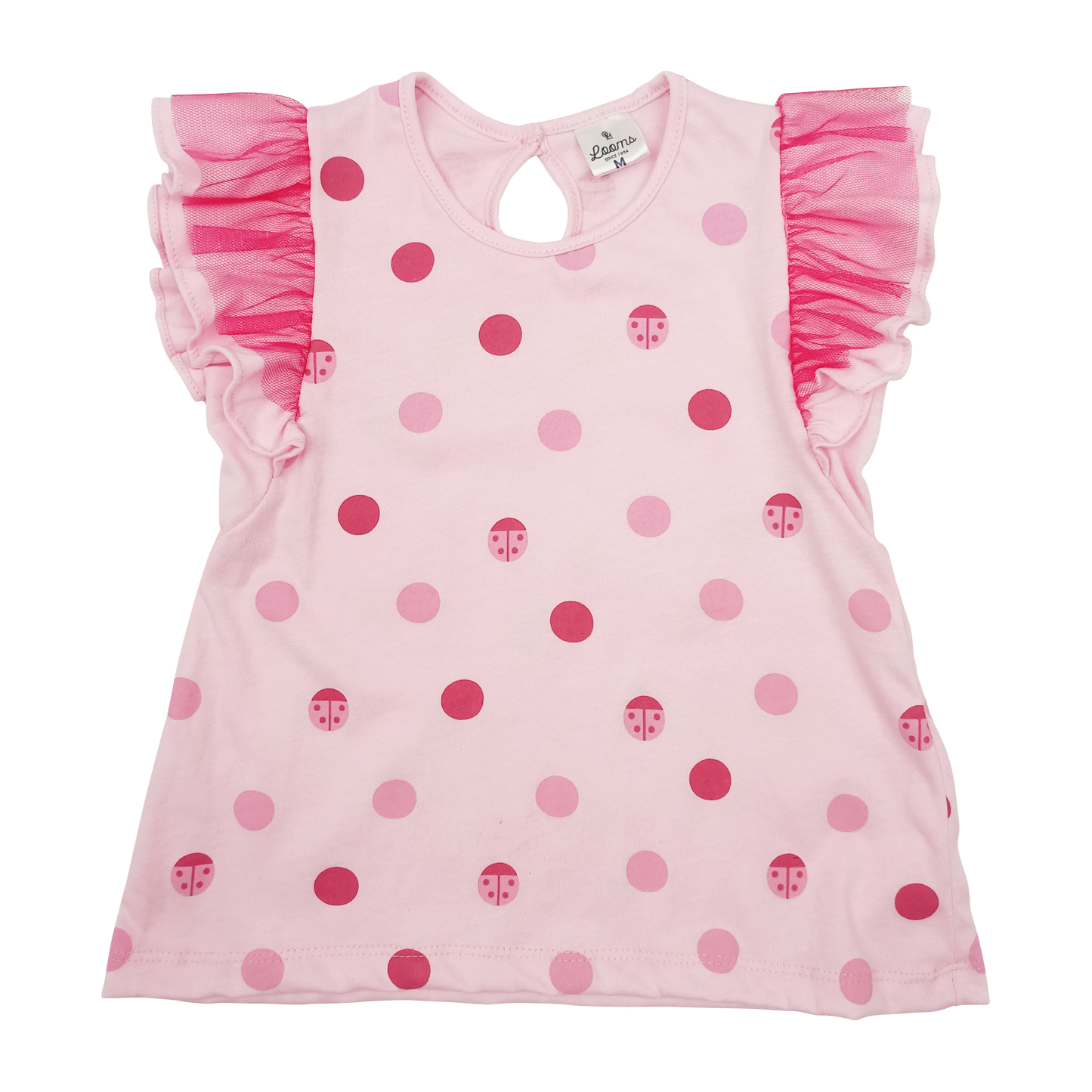 TECHNO FLORA SHORT DRESS FOR INFANTS