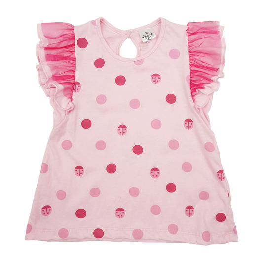 TECHNO FLORA SHORT DRESS FOR INFANTS