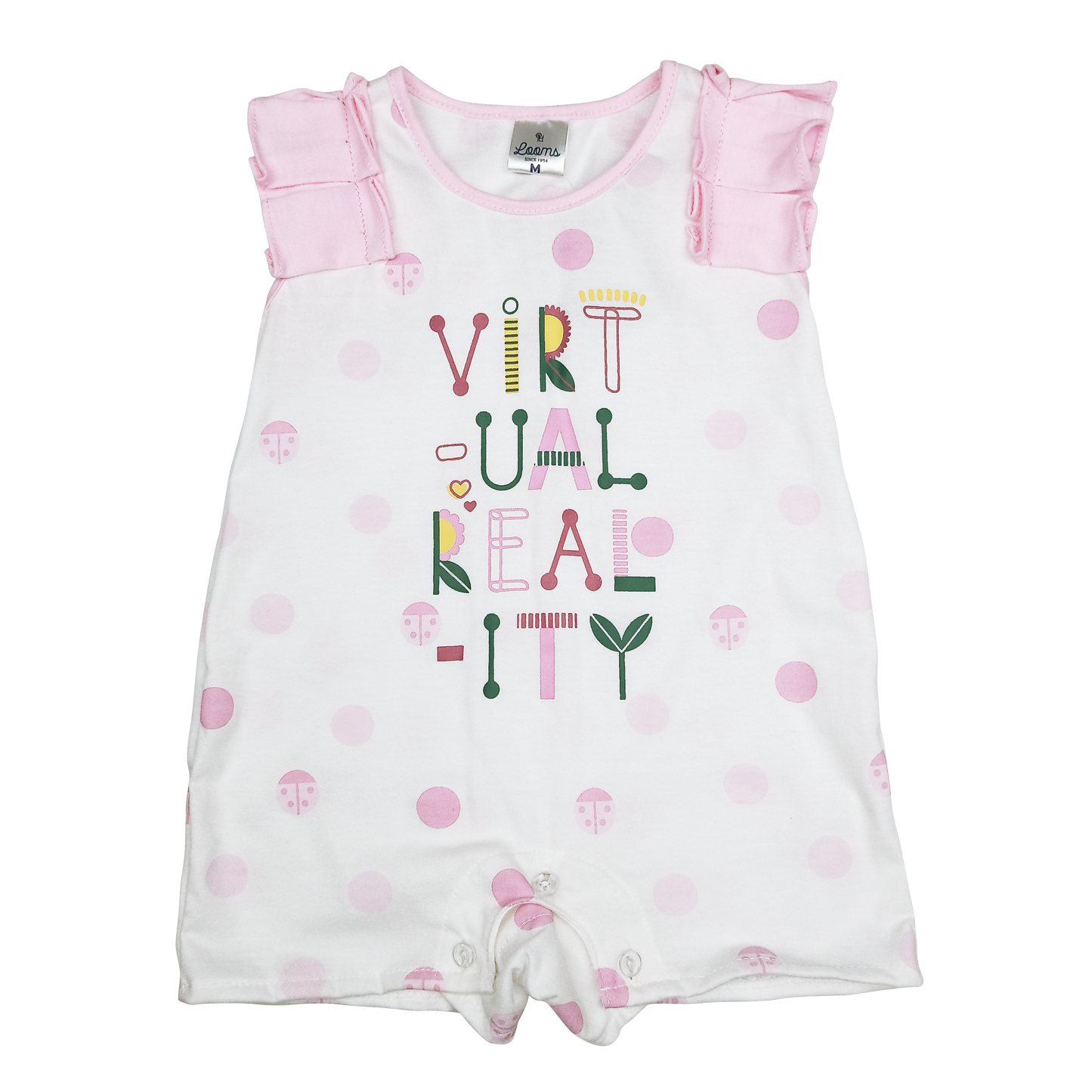 TECHNO FLORA ROMPER FOR INFANTS