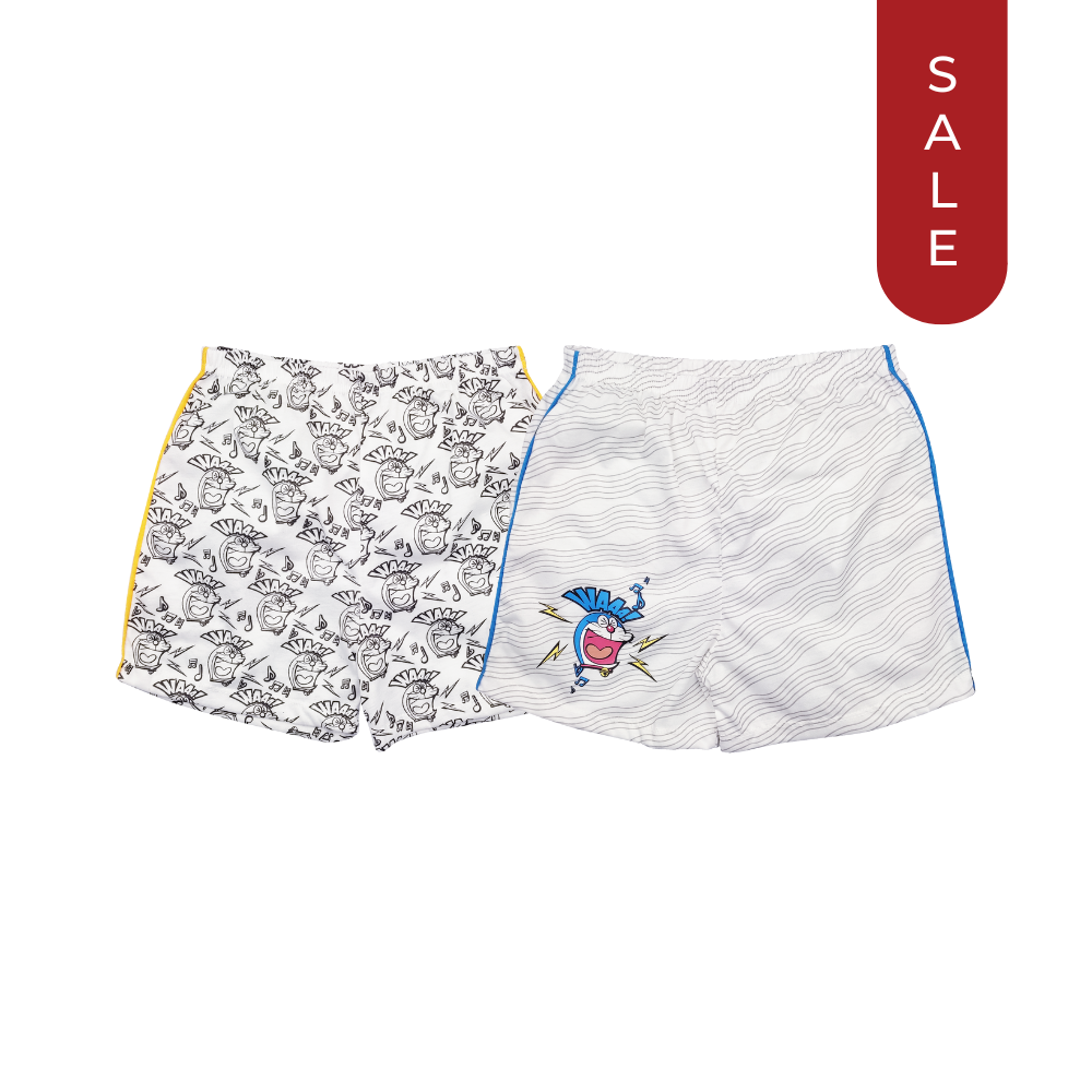 ROCKN'ROLL TWINPACK SHORTS FOR KIDS